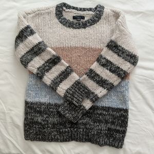 Colourful American Eagle Striped Sweater